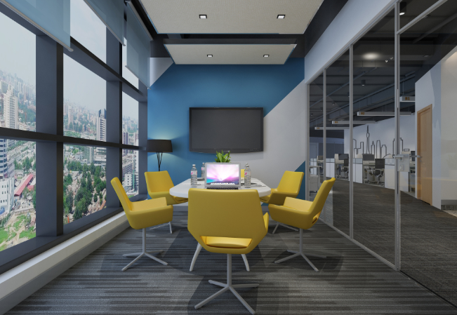 上?，F(xiàn)代辦公室空間之美：巧妙設(shè)計(jì)石膏板打造獨(dú)特韻味