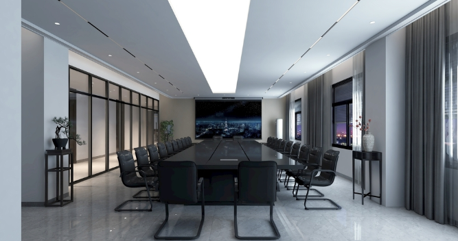 辦公室裝修設(shè)計(jì)會議室桌椅選擇與布局