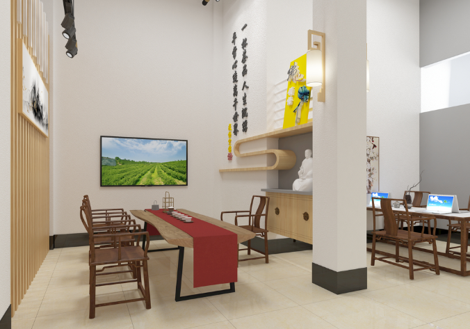 小型辦公室裝修中式風(fēng)是利是弊？