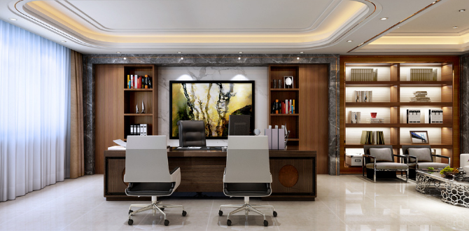 上海辦公室裝修設(shè)計(jì)中，窗戶使用白色窗簾是否美觀