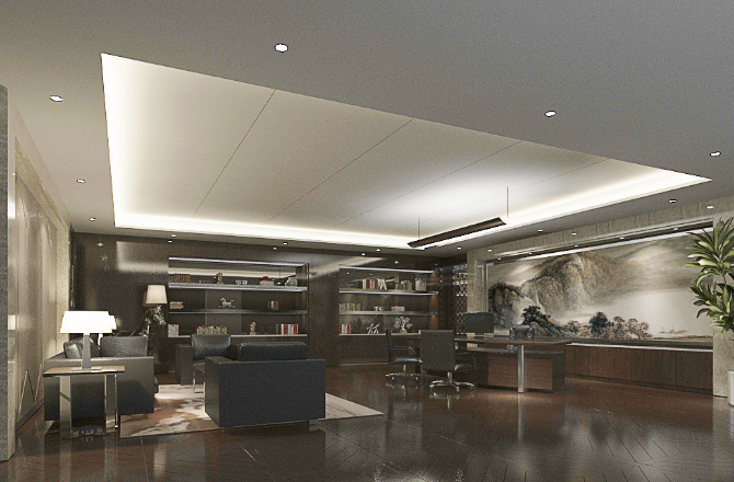 上海辦公室裝修設(shè)計：吊頂樣式的選擇與風格呈現(xiàn)