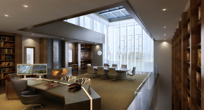 上海辦公室裝修:玻璃門設(shè)計的藝術(shù)與實用