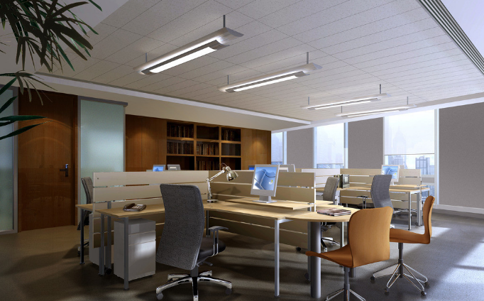 上海辦公室裝修設計：探索藍色輕質(zhì)墻的魅力與適用性