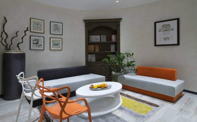 上海辦公室裝修設(shè)計(jì):三角龍骨打造時(shí)尚辦公空間