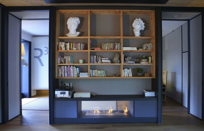 辦公室裝修設計選擇黑色木柜子好看嗎？