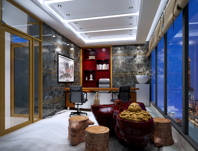 大理石家具助力辦公室裝修設(shè)計(jì)，盡顯高端大氣上檔次！