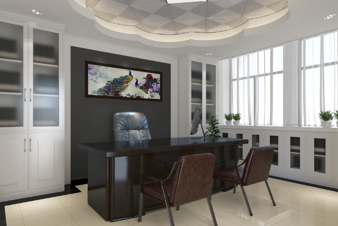 上海辦公室裝修設(shè)計(jì)：木質(zhì)屏風(fēng)巧擺放，營(yíng)造溫馨高效工作空間