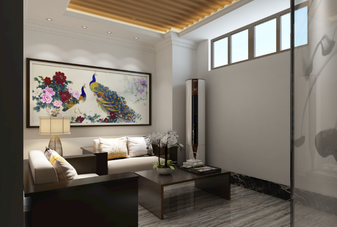 上海辦公室裝修設計：木質掛墻式書架，美觀實用雙贏之選